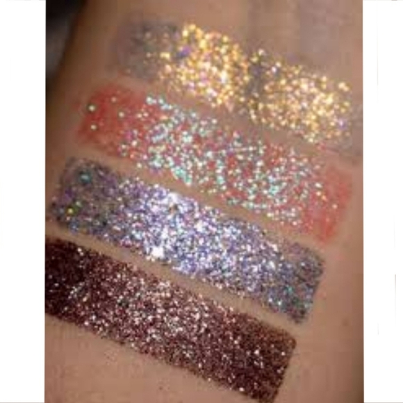 NABLA Cosmetics Miami Lights Glitter Quad Palette NWOT - Picture 4 of 6
